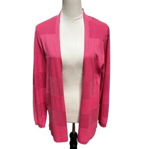 Spense XL Pink Cardigan Sweater NEW